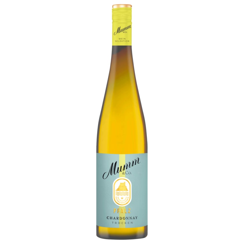 Mumm & Co. Weißwein Chardonnay Qualitätswein trocken 0,75l